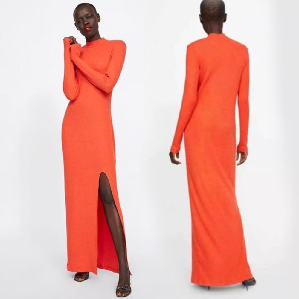 🆕 ZARA Long Slit Dress